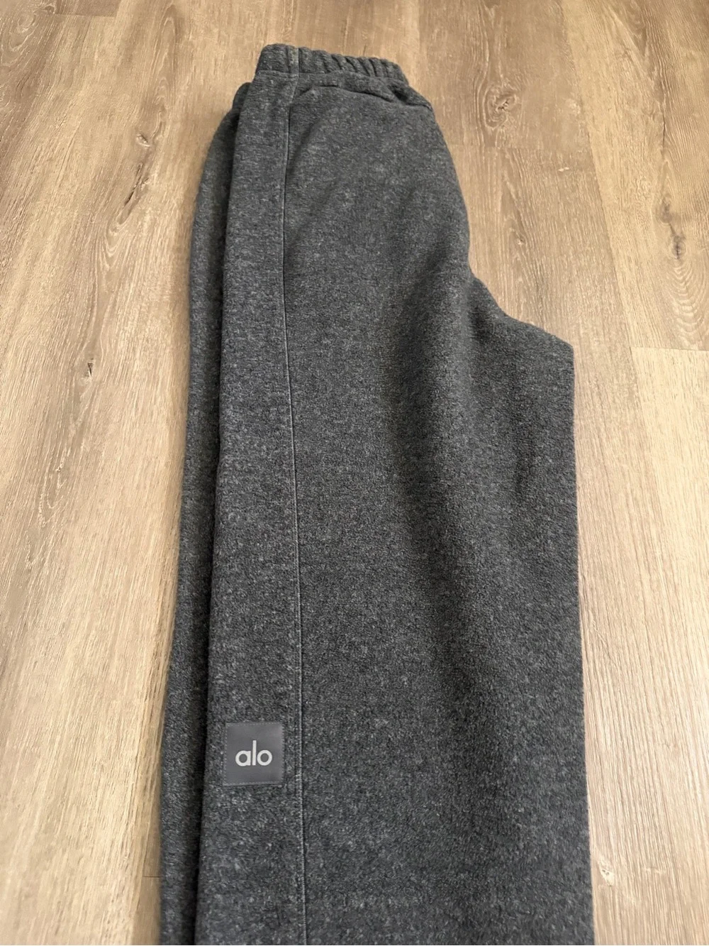 ALO Yoga the set Charcoal Gray Cozy Lined Hoodie